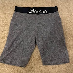 Calvin Klein Performance Gray Biker Shorts